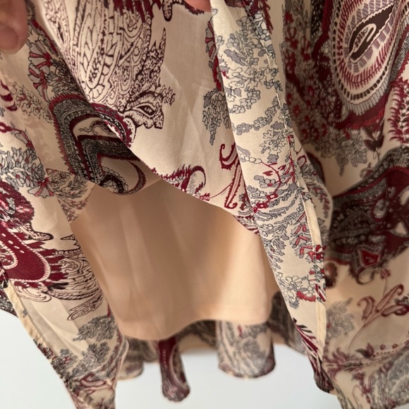 Vero Moda kimono style  Paisley Boho Dress XS - Picture 4 of 9